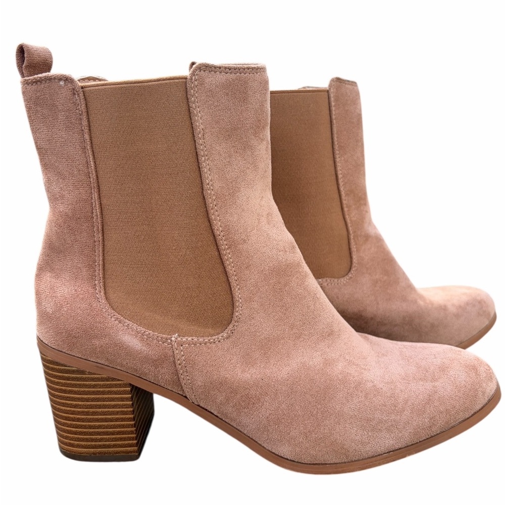 Women's French Connection Tess Boots‎ stacked heel sz 8.5